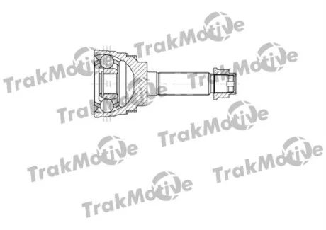 TRAKMOTIVE DAEWOO ШРКШ зовнішній к-кт 23/19 зуб. Matiz 0.8 Trakmotive 40-0621