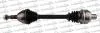 TRAKMOTIVE OPEL Полуось правая L=598, L=638, 33/34 зуб. ASTRA H (A04) 1.9 CDTI 16V 04-10, ZAFIRA / ZAFIRA FAMILY B (A05) 2.0 05-10 Trakmotive 30-0489 (фото 1)