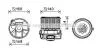 Вентилятор отопителя салона Citroen C1 Peugeot 107 Toyota Aygo 05>11 AC+ AVA COOLING PE8369 (фото 1)