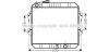 Радиатор охлаждения двигателя Toyota Hilux (01-05) 2,5d MT AVA AVA COOLING TO2371 (фото 1)