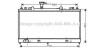 AVA MAZDA Радіатор охолодження двиг. Mazda 6 2.0DI 02- AVA COOLING MZ2164 (фото 1)