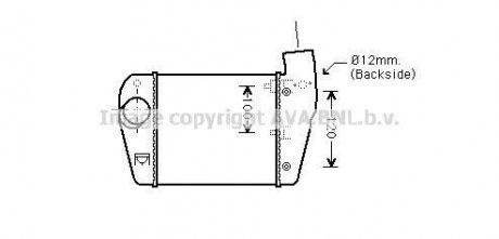 AVA AUDI Інтеркулер A6 2.0TDI 04- AVA COOLING AIA4350