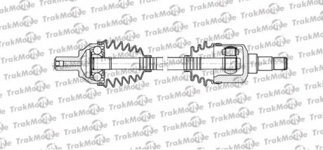TRAKMOTIVE FORD піввісь ліва L=601, 36/23 зуб. C-MAX 1.8 07-10, FOCUS C-MAX 1.8 05-07, FOCUS II 1.8 06-12, VOLVO S40 II 1.6 05-12 Trakmotive 30-1105
