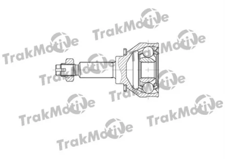TRAKMOTIVE шркш зовнішній к-кт 22/22 зуб. TAVRIA (1102) 1.1 89-07, TAVRIA (1102) 1.3 89-07 Trakmotive 40-0638