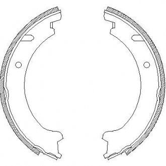 Гальмівні колодки барабанні ROADHOUSE 4721.00