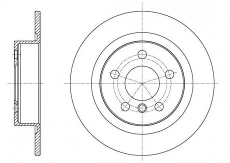 BMW Диск гальмівний задній X1/F48 REMSA 61597.00