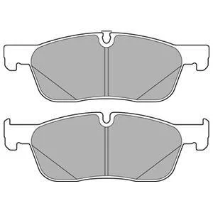 LAND ROVER К-т передн. гальм. колодок Discovery Sport 2,0-2,2 14-, Range Rover Evoque 2,0-2,2 11- Delphi LP3166