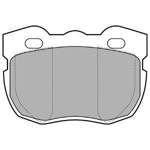 LAND ROVER Гальмівні колодки передні DISCOVERY I 2.5 89-, RANGE ROVER I 2.5 92- Delphi LP599