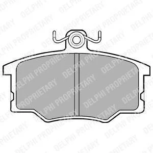 Комплект гальмівних колодок з 4 шт. дисків Delphi LP179