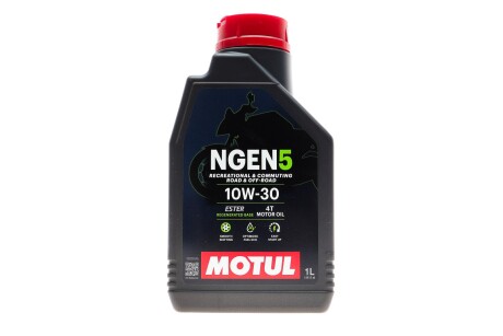 Олива для 4-х тактних двигунів синтетична естерова NGEN 5 10W30 4T 1L MOTUL 839001