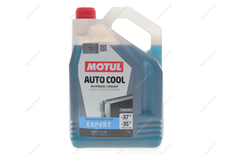Антифриз (синий) (5L) Auto Cool Expert -37°C (111733) готов к применению. MOTUL 818206 (фото 1)