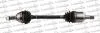 TRAKMOTIVE NISSAN Полуось лів. L=647mm 23/26 зуб. MICRA III 160 SR 05-10, NOTE 1.6 06-12 Trakmotive 30-0476 (фото 1)