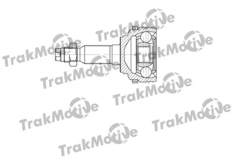 TRAKMOTIVE CHEVROLET ШРУС наружный к-т c 33/22 зуб.ABS Lacetti,Daewoo Nubira 1.6/1.8 Trakmotive 40-0673