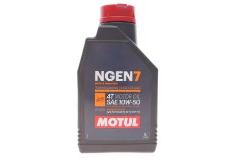 Олива для 4-х тактних двигунів синтетична естерова NGEN 7 10W50 4T 1L MOTUL 839701