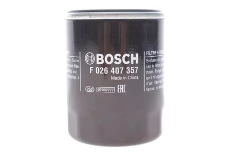 МАСТИЛЬНИЙ ФІЛЬТР F 026 407 357 BOSCH F026407357