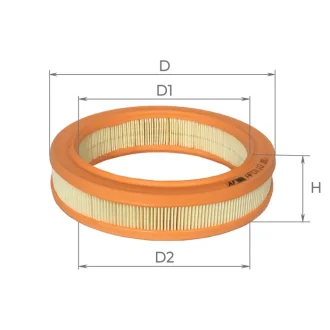 Фільтр повітряний ALPHA FILTER AF0110