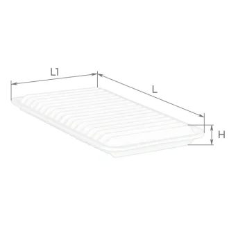 Фільтр повітряний ECO ALPHA FILTER AF1013