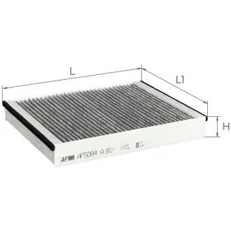 Фільтр салону ALPHA FILTER AF5084A