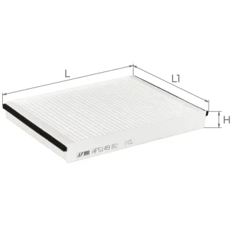 Фільтр салону ALPHA FILTER AF5149