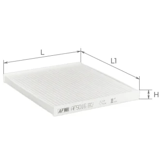Фільтр салону ALPHA FILTER AF5016