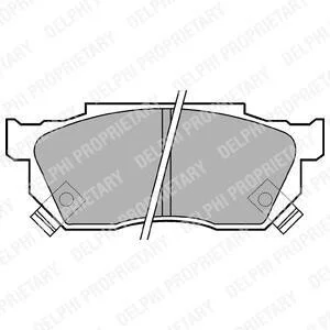 Гальмівні колодки, дискові Delphi LP445