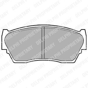 Гальмівні колодки, дискові Delphi LP783 (фото 1)