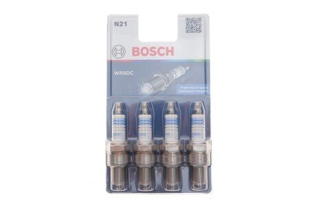 СВІЧКА WR9DC (0.8),4ШТ. 0 242 225 960 BOSCH 0242225960