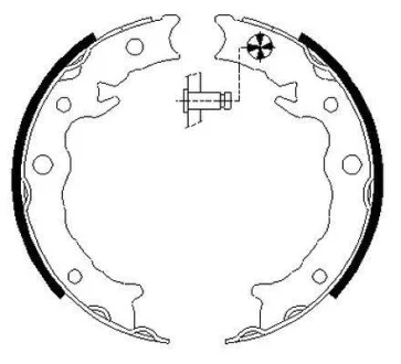 HELLA SUBARU колодки ручного гальма Forester XV Hella pagid 8DA 355 051-151