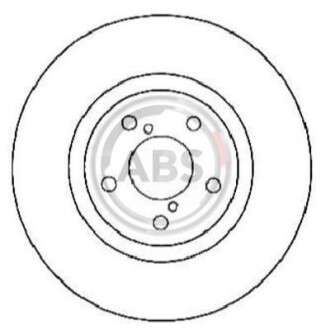 Гальмівний диск перед. Subaru Forester/Legacy/Outback 03- (316x30) A.B.S. A.B.S. 17955 (фото 1)