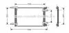 AVA FIAT Радіатор кондиціонера (конденсатор) 1.2/1.9D 01- AVA COOLING FT5248 (фото 1)