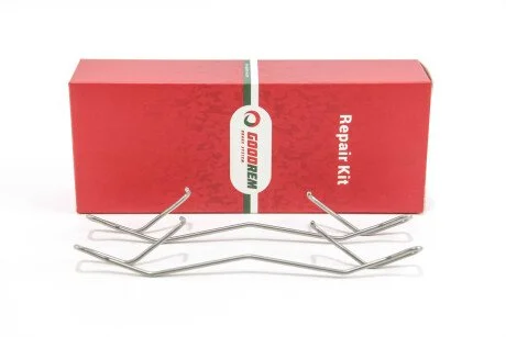 Монтажний к-кт гальмівних колодок перед TRANSIT/BERLINGO/PARTNER 08- GOODREM RK6341.1