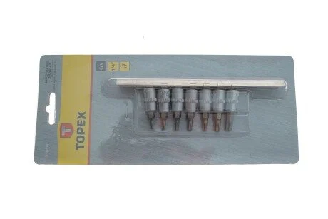 Головки змінні з насадкою Torx, набір 7 шт. TOPEX Topex 39D378