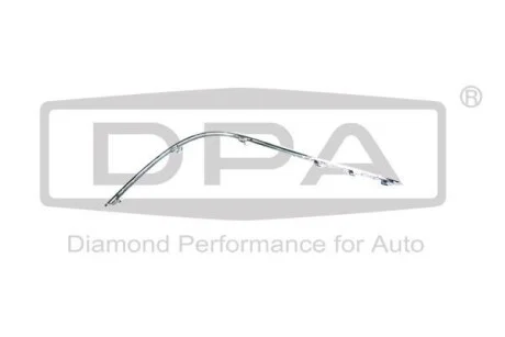 Молдинг заднього бампера лівий VW Passat (3C2) (05-10) DPA 88070019702