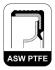 Сальник колінчатого вала RWDR 48 x 76,2 x 10,3 ASW S PTFE / ACM ELRING 942.990 (фото 1)