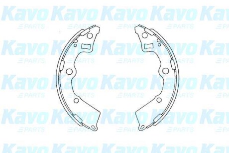 PARTS Щеки тормозные KIA PICANTO 04- KAVO KBS-4409