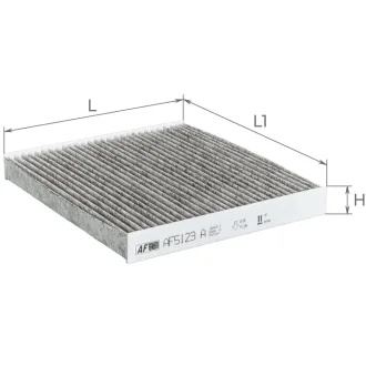 Фільтр салону ALPHA FILTER AF5123A