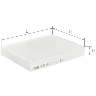 Фільтр салону ALPHA FILTER AF5116