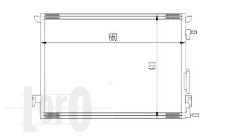 Радіатор кондиціонера SIGNUM/VECTRA C/CROMA 1.8i/1.6i/1.8i 02- LORO DEPO 037-016-0013