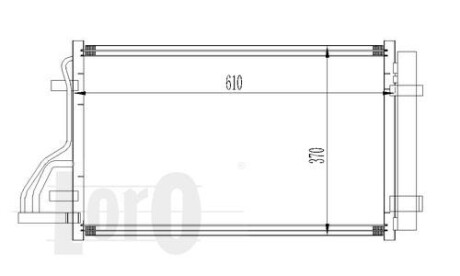 Радіатор кондиціонера CEE\'D (ED) (07-) 1.4 i 16V LORO DEPO 024-016-0005 (фото 1)