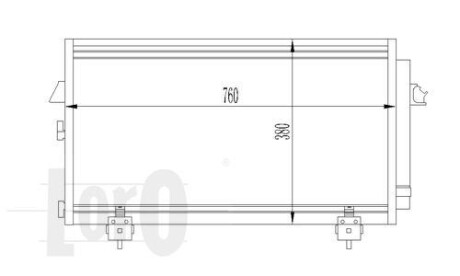 Радіатор кондиціонера TOYOTA RAV4 1.6-1/8i 00- LORO DEPO 051-016-0014 (фото 1)