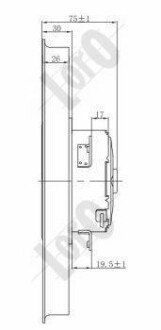 Вентилятор радіатора TRANSPORTER T4 2.4D 90- LORO DEPO 053-014-0023