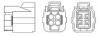 HONDA Кисневий датчик CIVIC 1.4, 1.6 00-, LOGO MAGNETI MARELLI 466016355054 (фото 1)