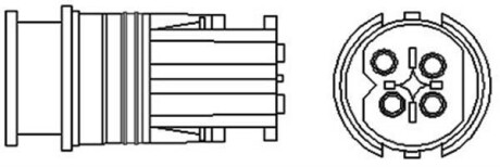 DB Кисневий датчик CL203, W164, W251, R171 MAGNETI MARELLI 466016355025