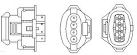 FIAT Кисневий датчик (лямбда-зонд) MAGNETI MARELLI 466016355133