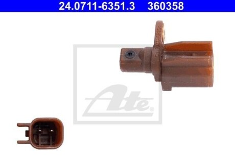 Датчик ABS ATE 24.0711-6351.3