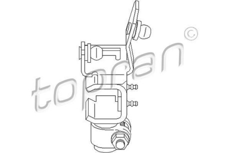 Елемент куліси КПП TOPRAN TOPRAN / HANS PRIES 111330