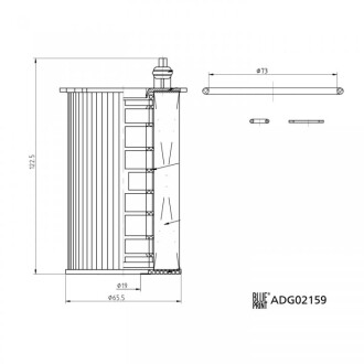 HYUNDAI фільтр масл.Santa Fe 2.0/2.4 BLUE PRINT ADG02159