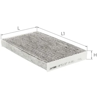 Фільтр салону ALPHA FILTER AF5137A