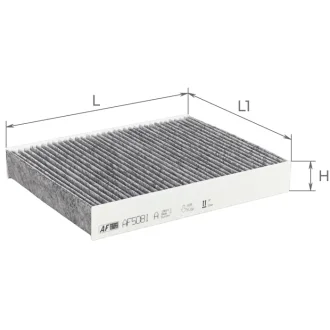 Фільтр салону ALPHA FILTER AF5081A
