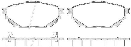 MITSUBISHI Гальмівні колодки передн. Canter (FE5, FE6) VI FE160E4 08-11 REMSA 1544.04